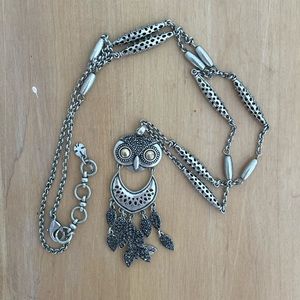 Lucky Brand owl necklace